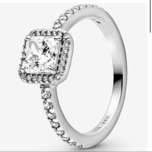 Pandora Square Sparkle Ring